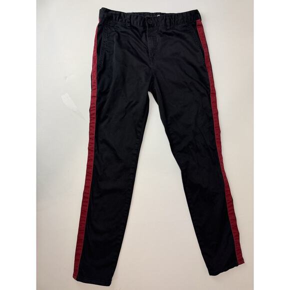 G by Guess Other - Guess G by Guess Black Skinny Pants Trousers Red Side Stripe Y2K Moto Punk 30*32